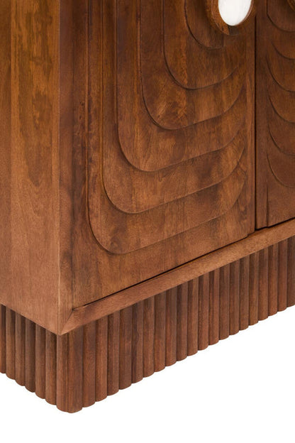 Sangar Two Door Carved Cabinet