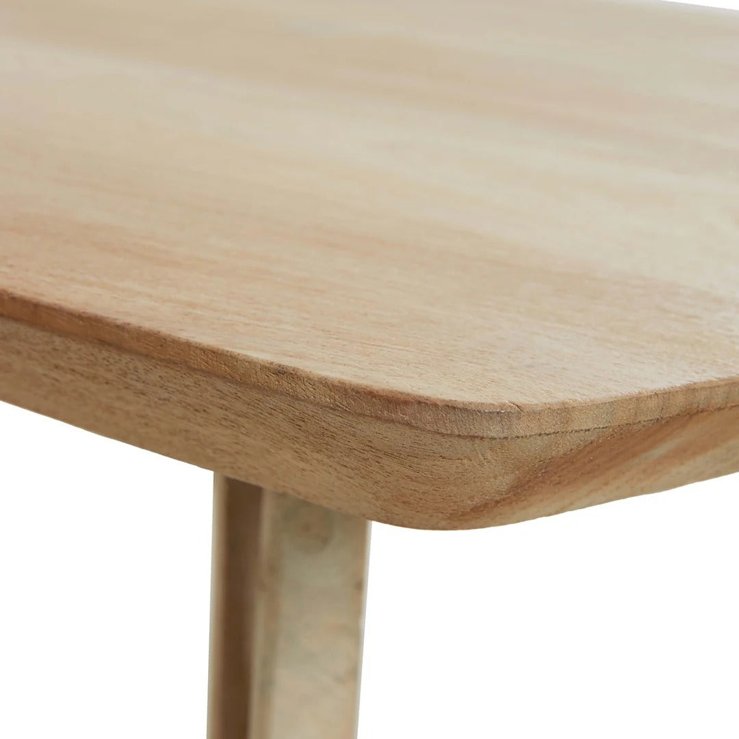 Quenza Mango Wood Rectangular Dining Table - Natural