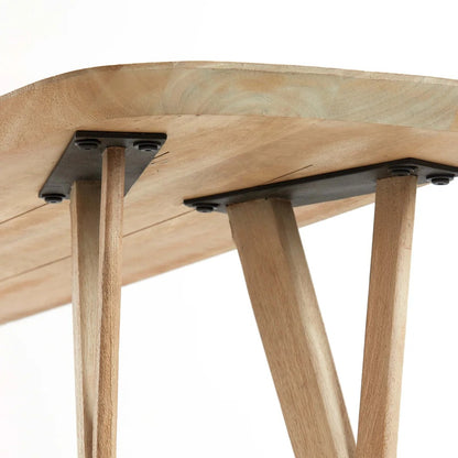 Quenza Mango Wood Console Table - Natural