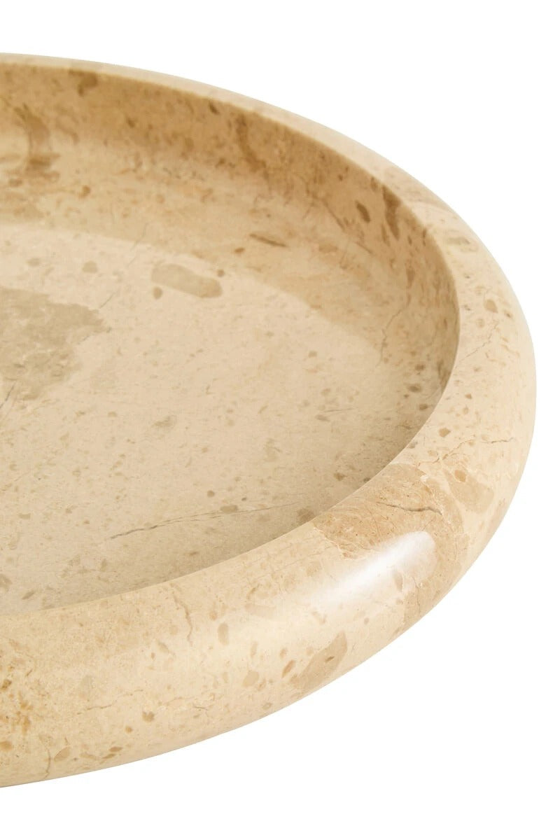 Zoro Marble Round Tray
