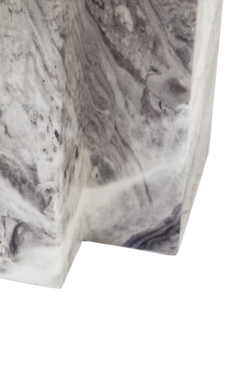 Saronno Grey Marble Dining Table