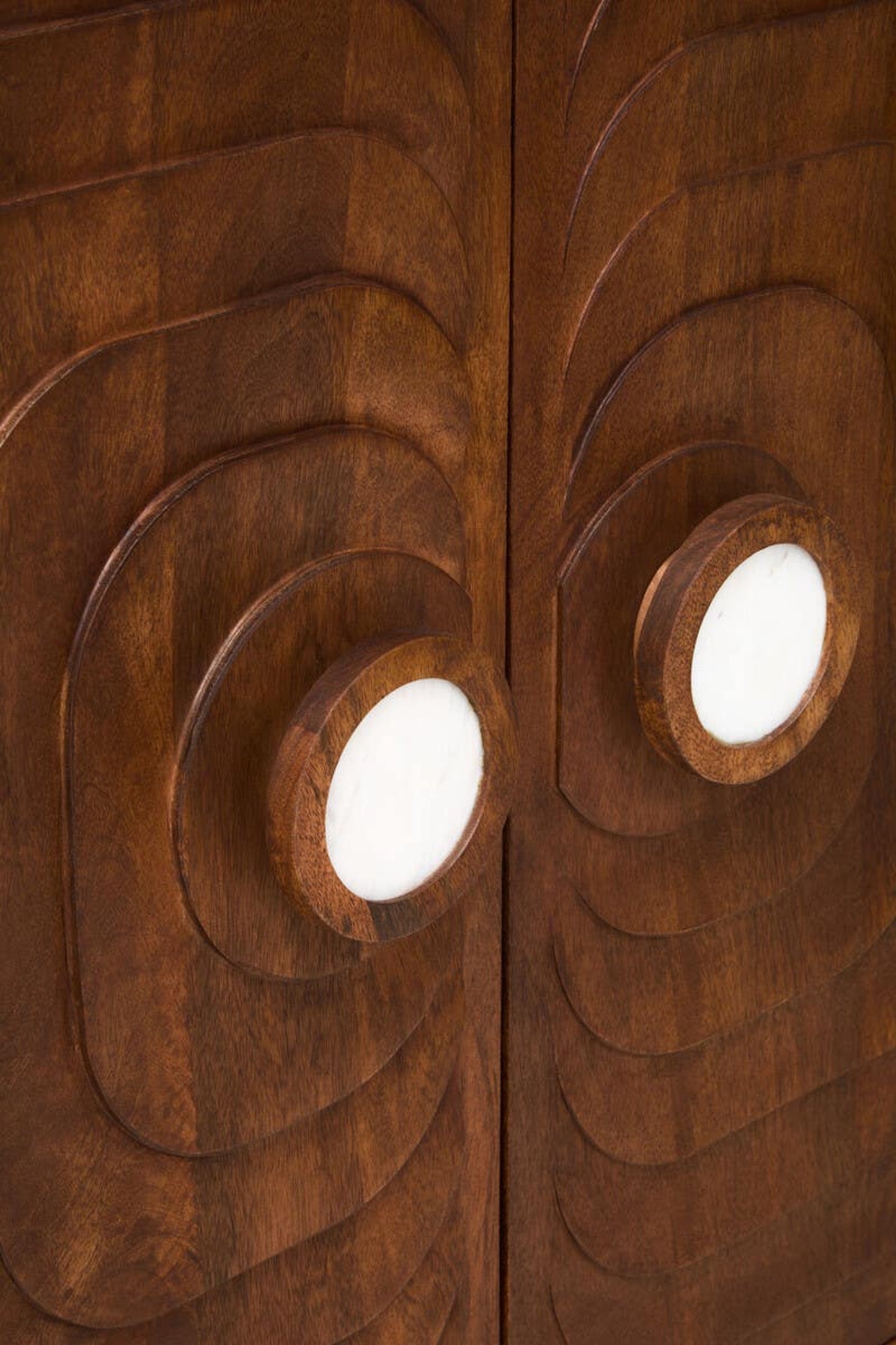 Sangar Two Door Carved Cabinet