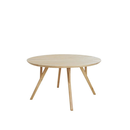 Quenza Mango Wood Round Dining Table - Natural