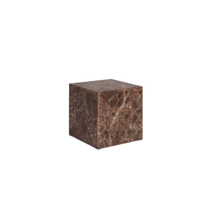 Sur Brown Emperador Side Table