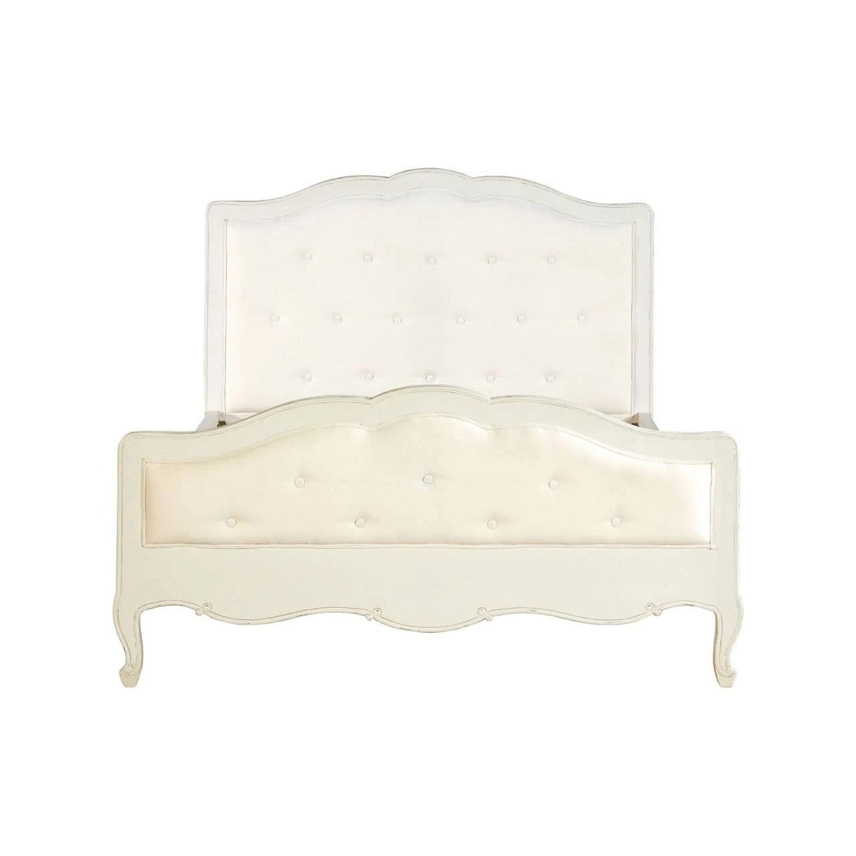 Loire White Double Bed