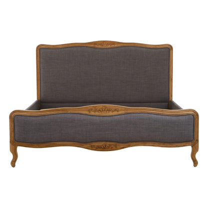 Parkside Grey Fabric Super Kingsize Bed