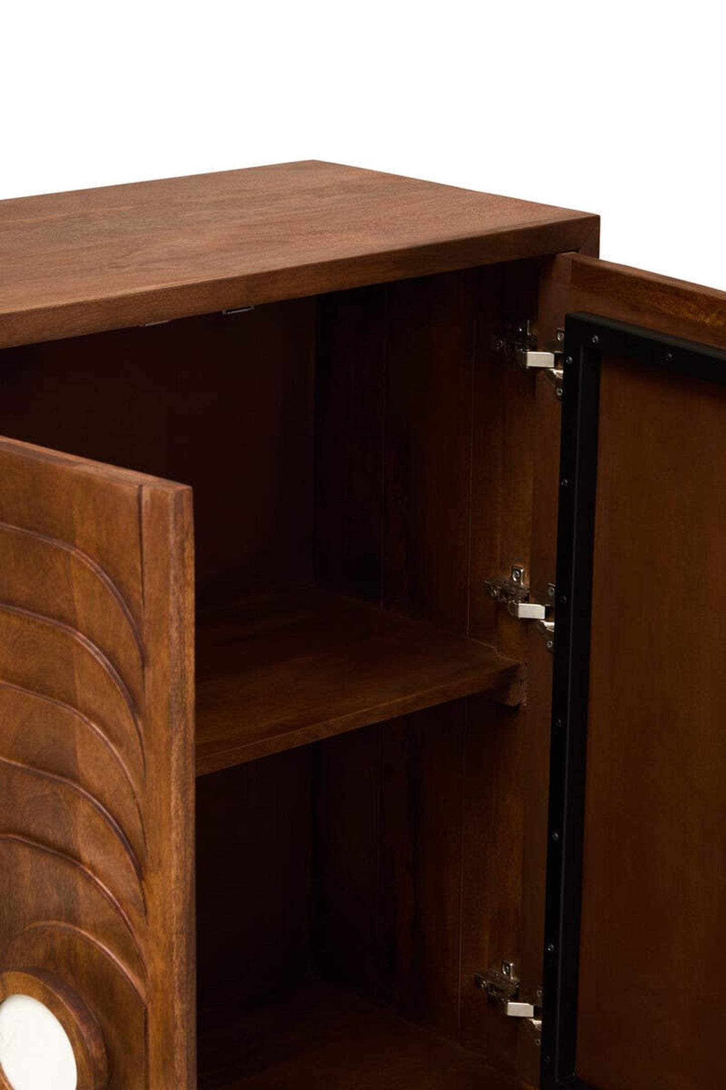 Sangar Two Door Carved Cabinet