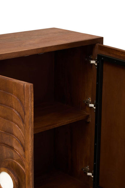 Sangar Two Door Carved Cabinet
