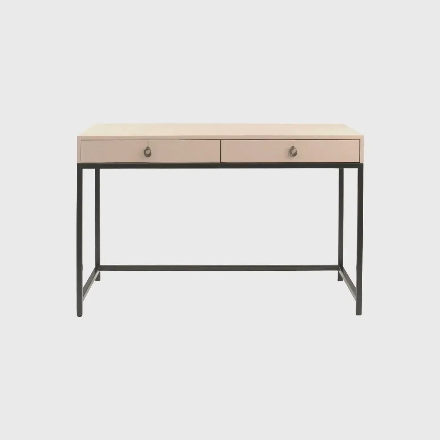 Mr Barnes Desk Blush Leather