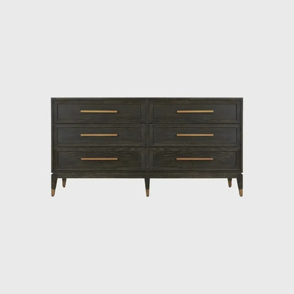Renmin 6 Drawer Chest Carbon Oak