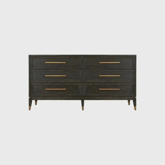 Renmin 6 Drawer Chest Carbon Oak