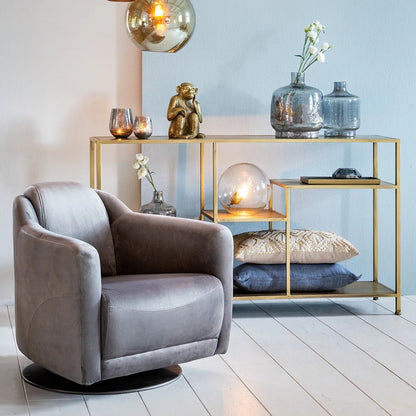 Ylaya Console Table - Gold