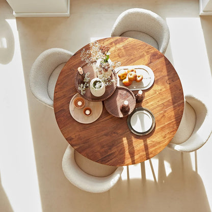 Quenza Mango Wood Dining Table - Natural