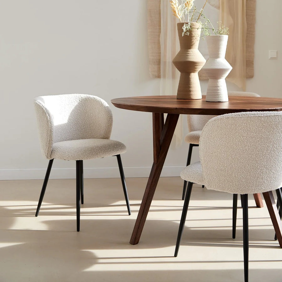 Quenza Mango Wood Dining Table - Natural