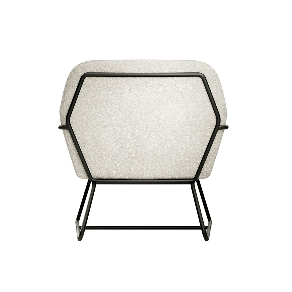 Charles Ivory Boucle Chair