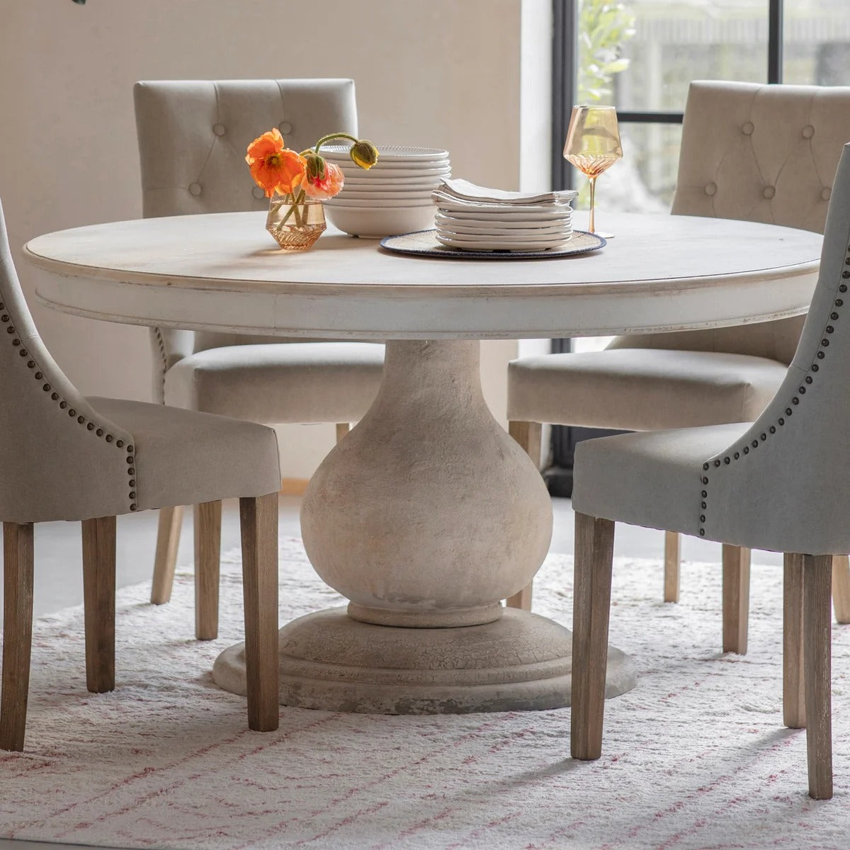 Upton Round Dining Table 140cm  (Pre Order)