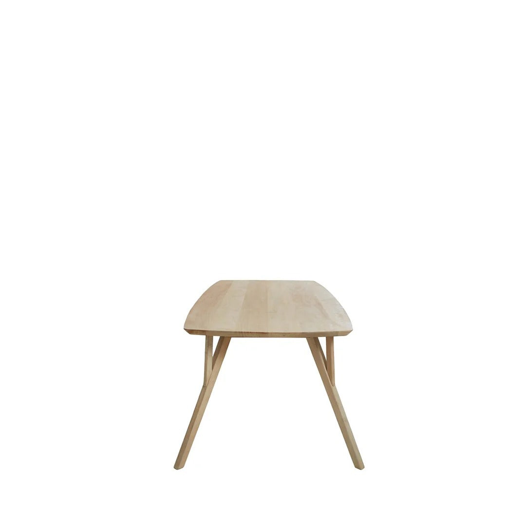 Quenza Mango Wood Rectangular Dining Table - Natural