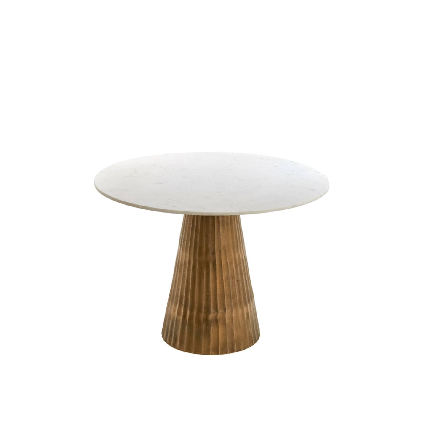 Leyda marble white-antique bronze Dining Table