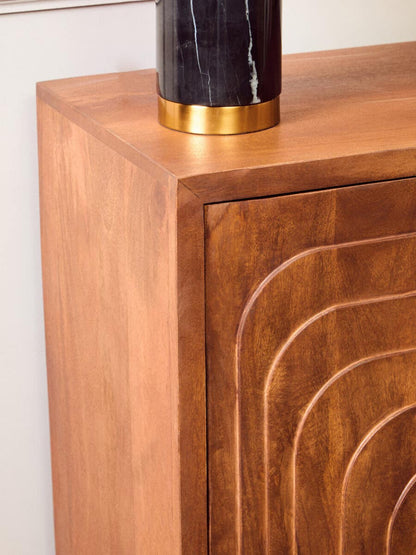 Sangar Two Door Carved Cabinet