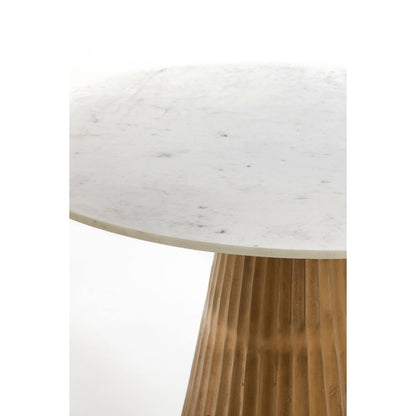 Leyda marble white-antique bronze Dining Table