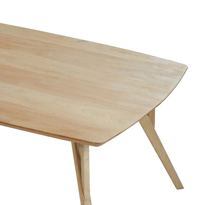 Quenza Mango Wood Rectangular Dining Table - Natural