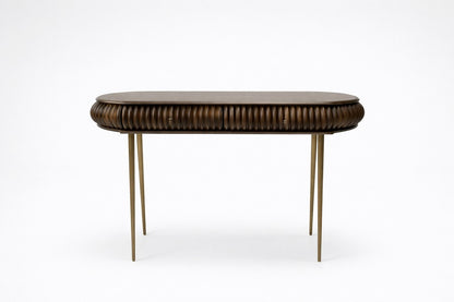 Patan Wooden Capsule 2 Drawer Console
