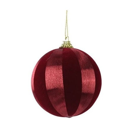 Red Foam Christmas Bauble, 8cm