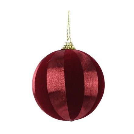 Red Foam Christmas Bauble, 8cm