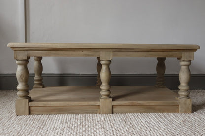 Vintage Coffee Table With Shelf