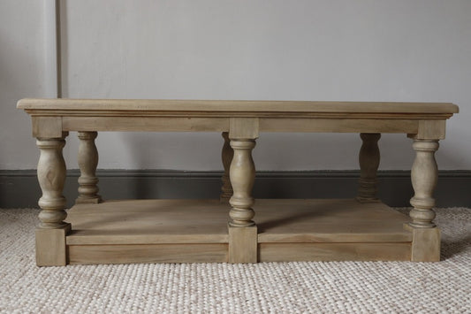 Vintage Coffee Table With Shelf