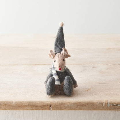 Felt Mice, 13cm 3 Assrtd