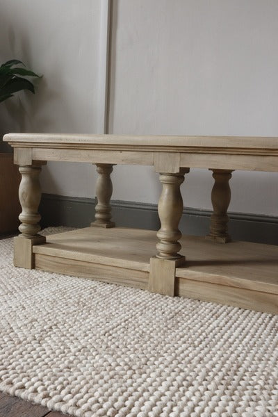 Vintage Coffee Table With Shelf
