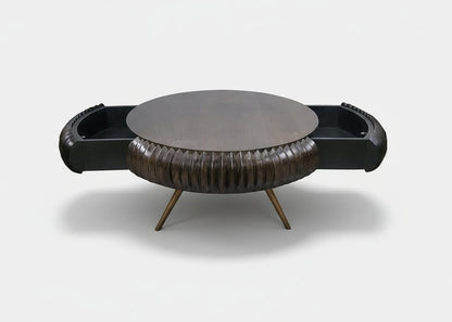 Patan Wooden 2 Drawer Coffee Table