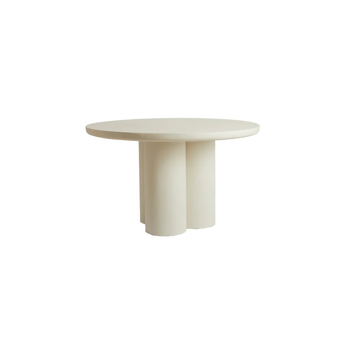 Mizuho Round Dining Table - Cream