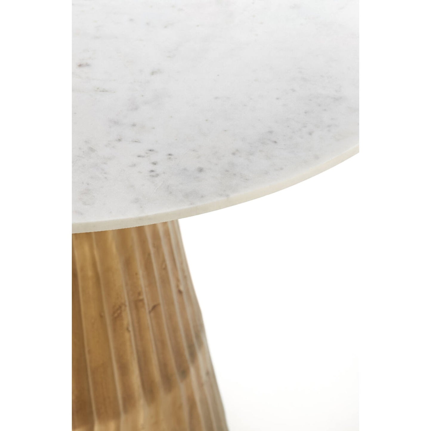 Leyda marble white-antique bronze Dining Table