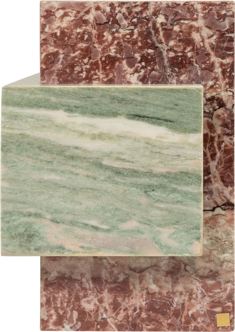 Blocq High Marble Side Table