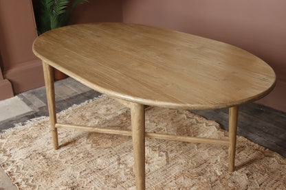 Teak Oval Dining Table