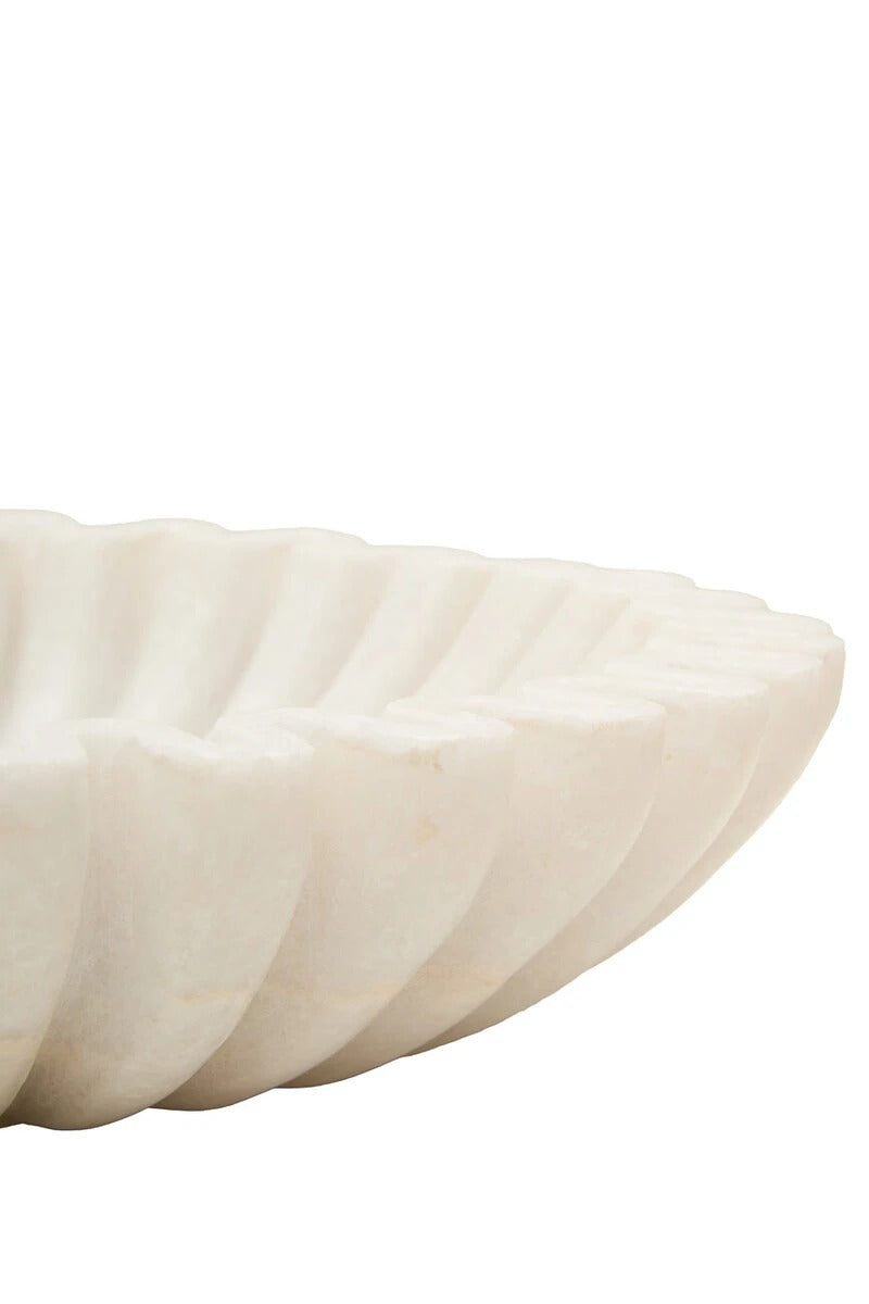 Savio Fluted Marble Bowl