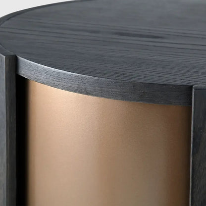 Huggel Oval Dining Table 240cm Chocolate Oak