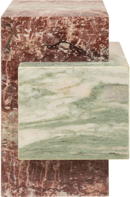 Blocq High Marble Side Table