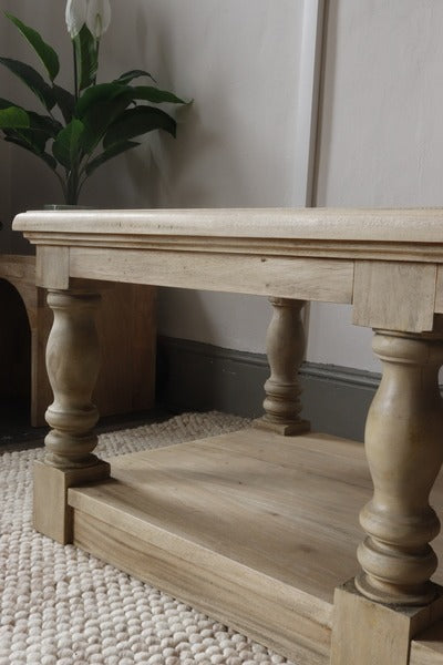 Vintage Coffee Table With Shelf
