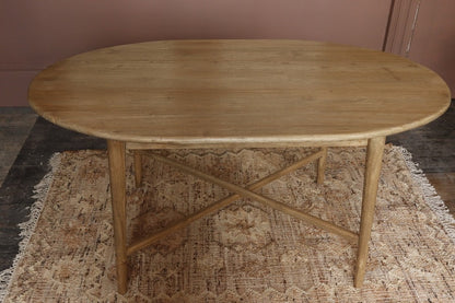 Teak Oval Dining Table