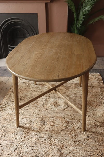 Teak Oval Dining Table