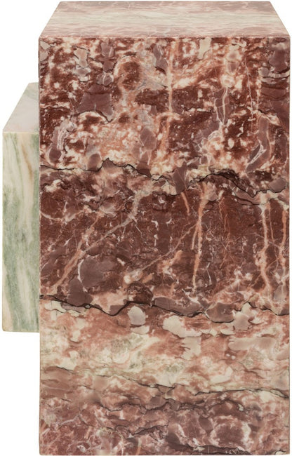Blocq High Marble Side Table