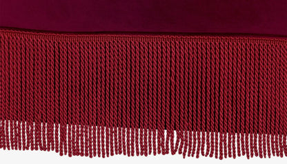 The Kiss 2 Seater Sofa in Savona Bordeaux Red Velvet