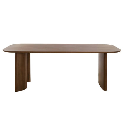 Aymara Acacia Wood Rectangular Dining Table - Dark Brown