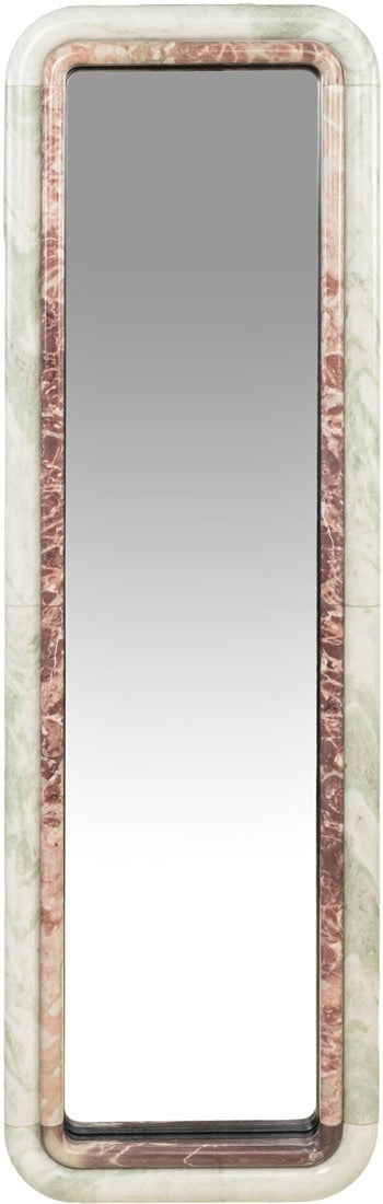 Belle Marble Floor Mirror Large