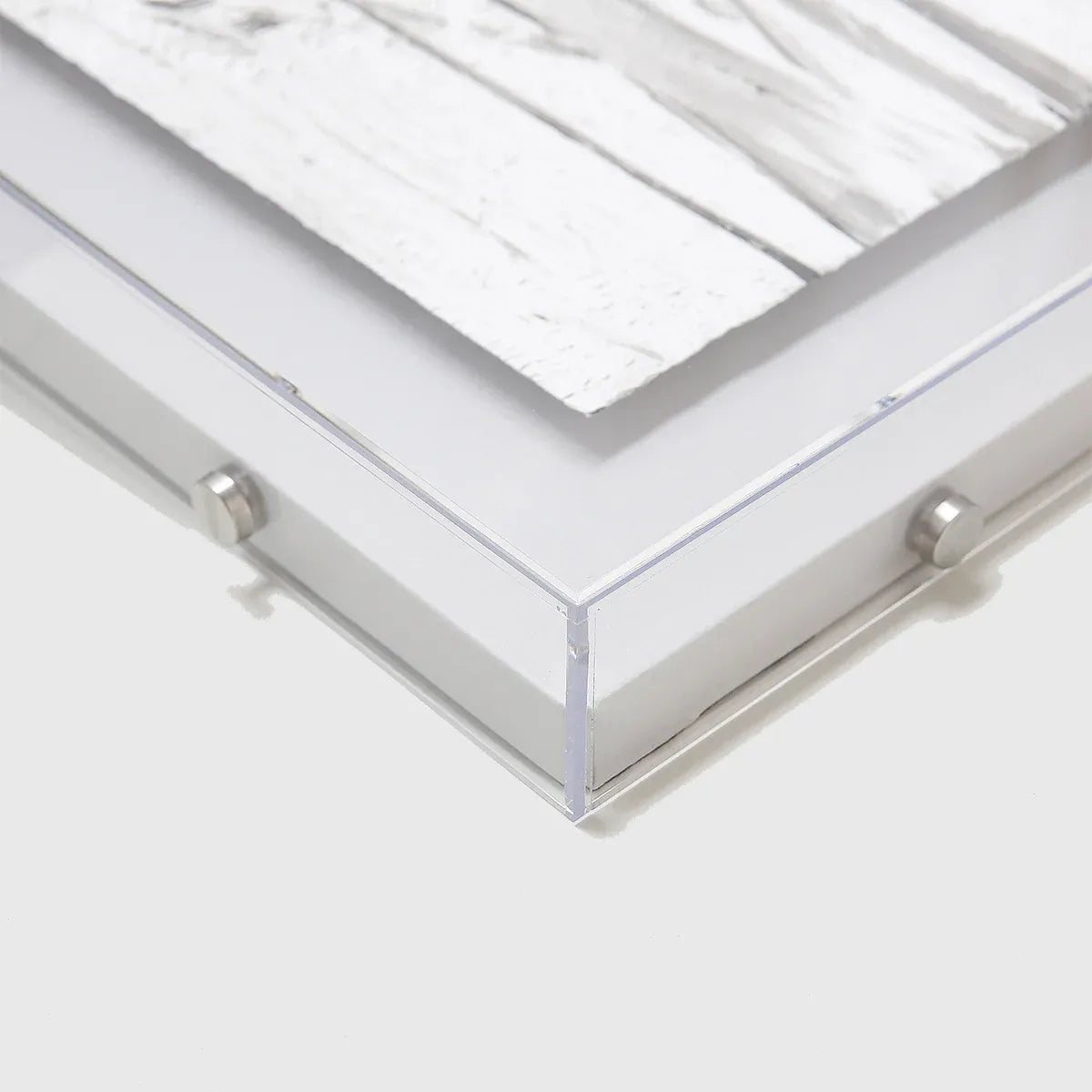 Silver Forest Large Wall Paper Art