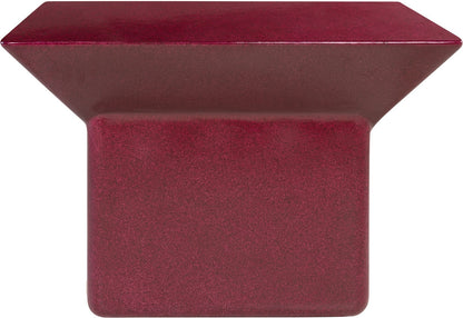Prism Coffee Table Glossy Burgundy