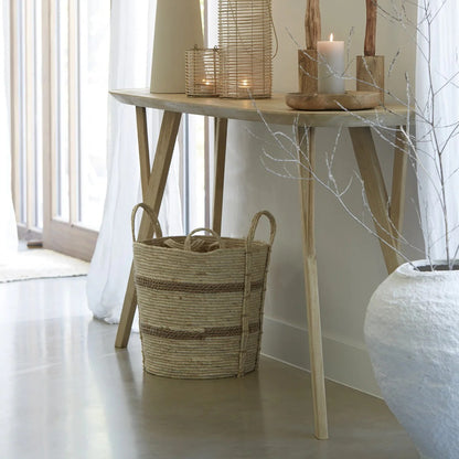 Quenza Mango Wood Console Table - Natural